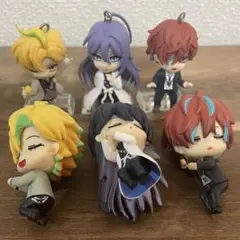 ヒプノシスマイク　シンジュク麻天狼　フィギュア　ケーブルアクセサリー　6体セット