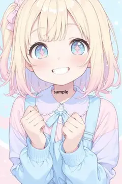 m1537 AIイラスト　かわいい　A4ポスター