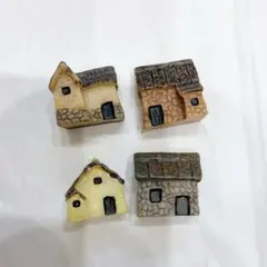 美品✨装飾 風景 フェアリービレッジ ミニチュア　４個セット