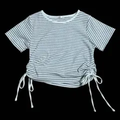 COLZA ボーダー ドロスト Tシャツ M