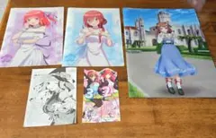 3/19まで出品 五等分の花嫁 クリアファイル 5枚セット