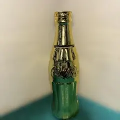 Coca-Cola 貯金箱 ゴールドカラー ボトル型(陶器製)