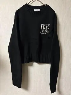 LAGUAGEM ラグアジェム☆シンプルで可愛いクロップド丈ロゴニット