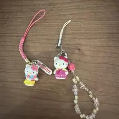 タイ限定 キティ ムエタイ ストラップ ☆ ハローキティ 希少