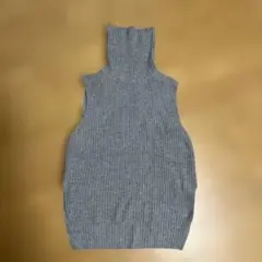 タートルネックノースリーブ