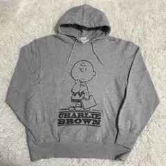 【極美品】PEANUTS ピーナッツ チャーリーブラウン プルパーカー