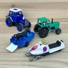 マジョレット 特殊車ミニカー トラクター スノーモービル レトロ ビンテージのサムネイル