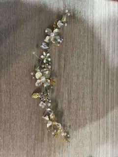 ※値下げ※【1度使用】花飾りヘッドドレス