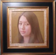 真作 小川泰弘 風のように 油彩・テンペラ 4号スクエア - メルカリ