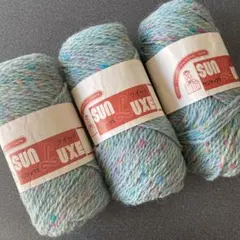 SUN LUXE ツイード　ウール毛糸 50g 4色番