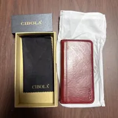 CIBOLA 手帳型ケース レッド