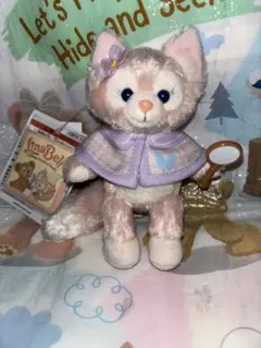 【ぬいぐるみバッジ】ディズニー 20周年 ダッフィー duffy リーナベル