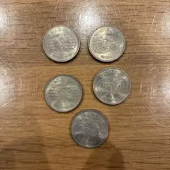 100円白銅貨　昭和44年 未使用～未使用－　5枚 2025年最新100円 昭和45年の人気アイテム - メルカリ