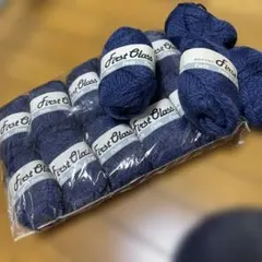 First Class ウール毛糸 ネイビー 系