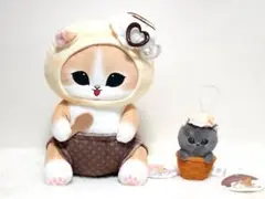 mofusand モフサンドアイスにゃんBIGぬいぐるみ マスコット 2種セット