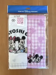 新品 東京ディズニーリゾート ミニタオル2枚セット なかよしクラブ