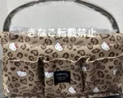 新品♡ハローキティ　ギャル　ヒョウ柄　仕切り付き収納ケース　収納ケース　小物入