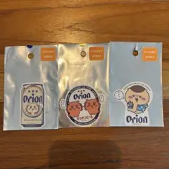 オリオンビール ちいかわ スマホに貼れるサイズのステッカー 3種セット