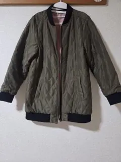 リバーシブルジャケット (オリーブ、 ピンク)