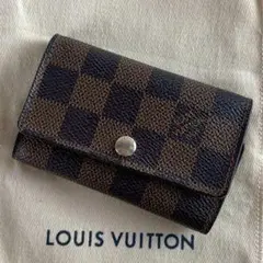 極美品✨LOUIS VUITTON ミュルティクレ6 キーケース ダミエ エベヌ