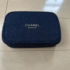 CHANEL BEAUTE ポーチ ネイビー | Mercari