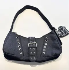 LAGUA GEM チャーム付きアイレットベルトバッグ　未使用