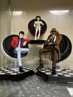 ルパン三世 チェア型ケース&フィギュア 全3種のサムネイル