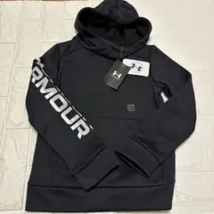 UNDER ARMOUR パーカー ブラック YS 訳あり