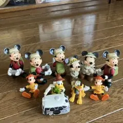ディズニー 冒険ミッキーマウス アニマルキングダム　フィギュア 10体セット
