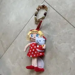 カーリーコレクションマスコットチャーム　エヴィちゃん ミニマスコットチャーム☆miniエヴィ x いちごのアイス