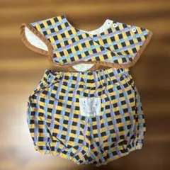 SENOBITO セノビト　コネクトチェック　ベビーブルマ　スタイ　セット