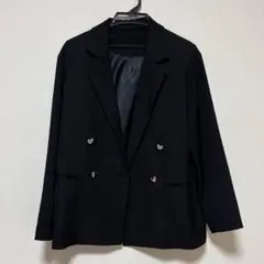 JUNOAH テーラードジャケット ハートボタン ブラック