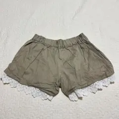 ナイスクラップ　フリルショートパンツ　ウエストゴム　ボトムス　短パン　a2117