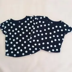 無印良品ドット柄 Tシャツ 2枚セット 90cm 110cmのサムネイル