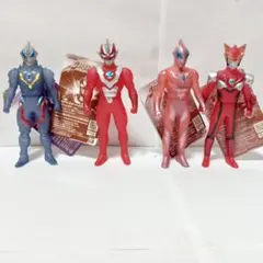 ウルトラマン 特別カラー 4体セット タグ付き ソフビ フィギュア