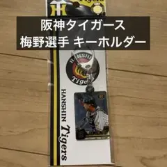 【✨未開封】阪神タイガース 梅野 2キーホルダー 写真風 チャーム