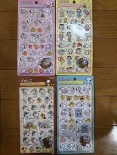 即日発送正規品‼️ボンボンドロップシール　スヌーピー4点セット