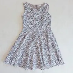 美品✨インデックス　index ノースリーブ ワンピース S相当　総柄