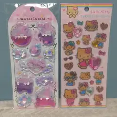 正規品　サンリオ マイメロ ウォーターシール キラキララインストーンシール