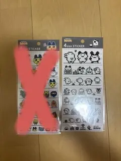 たまごっち　4サイズステッカー　2枚セット