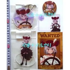 新条アカネ 描き下ろしグッズ5点セット 海賊ver. グリッドマンユニバース