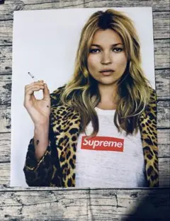 Supreme - 新品 Supreme ケイトモス 黒額付ポスター シュプリーム Supreme ケイトモス（Kate Moss）のポスターを販売 ー NOISEKING