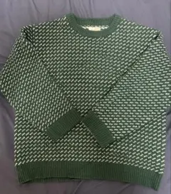 Backers ダークグリーン ニットセーター L