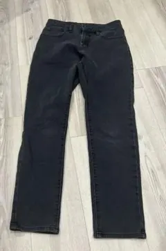 ストレッチデニムスリムストレートパンツ　無印良品　スキニーパンツ　ストレート23