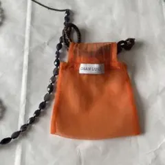 CHANLUU ダークブルー ロングネックレス ビーズ