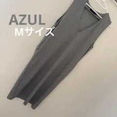 AZUL♡MOUSSY ジャンパースカート　グレー　M モード系