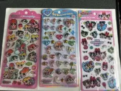 【正規品】パワーパフガールズ　シール3種