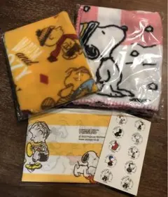 【非売品/新品未開封】AOKI スヌーピー3点セット　レアシール付き