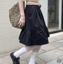 SHEIN 韓国風 膝丈Aラインスカートのサムネイル