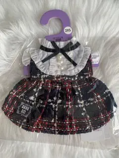 ANNA SUI 犬服　ツイードワンピース　2XS ハンガー付き